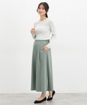 パンツ きれいめガウチョパンツ レディースの詳細画像5