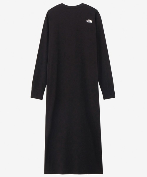 THE NORTH FACE グレージュ 長袖ワンピース SM THE NORTH FACE グレージュ 長袖ワンピース SM
