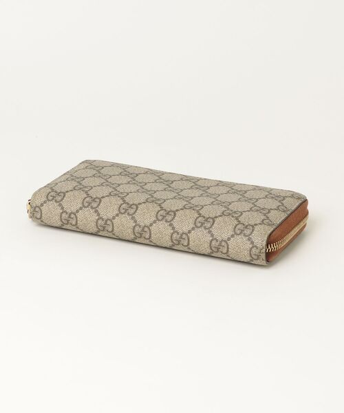GUCCI ベージュ レザー 長財布 GUCCI ベージュ レザー 長財布