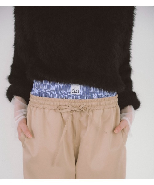 「duei」 長袖ニット FREE グリーン レディース_画像2