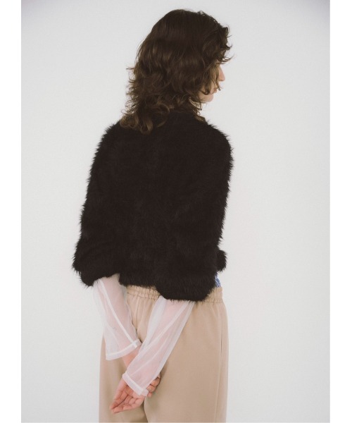 「duei」 長袖ニット FREE グリーン レディース_画像4