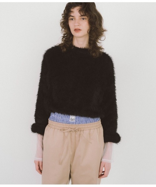 「duei」 長袖ニット FREE グリーン レディース_画像7