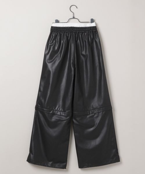 「JEANASIS」 イージーパンツ FREE グレー レディース_画像4