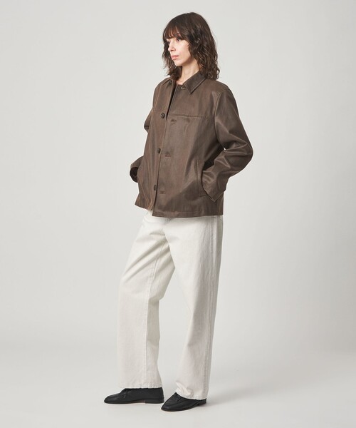 【値引き可能】steven alan レザージャケット ブラウン　ヴィンテージ 旬のレザーアウターもデニムもベーシックなのに差がつくデザインが