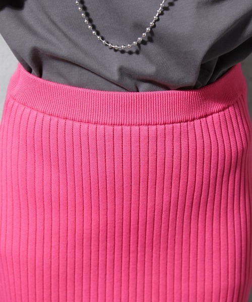 「GEVS.」 「SMILELAND」タイトスカート 3L チャコール レディース_画像4