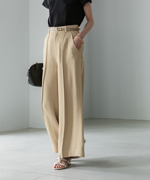 「NOBLE」 パンツ 36 ブルー レディース_画像2