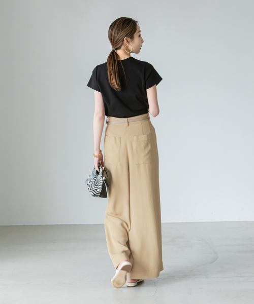 「NOBLE」 パンツ 36 ブルー レディース_画像5