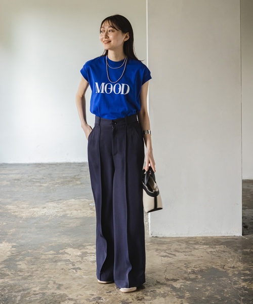 「NOBLE」 パンツ 36 ブルー レディース_画像7