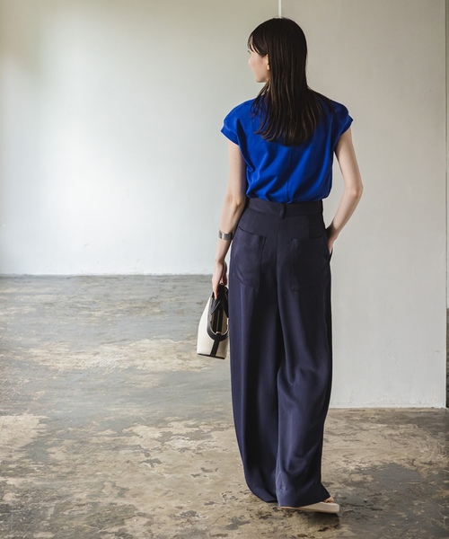 「NOBLE」 パンツ 36 ブルー レディース_画像8