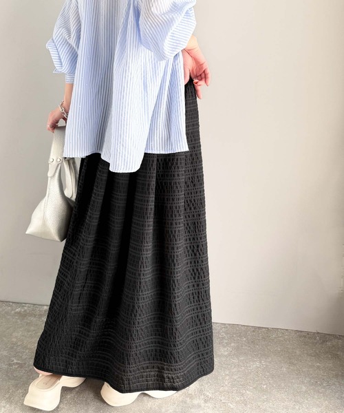 「classicalelf」 フレアスカート X-LARGE ブラック レディース_画像3