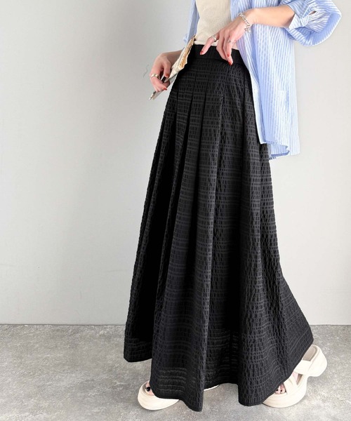 「classicalelf」 フレアスカート X-LARGE ブラック レディース_画像4