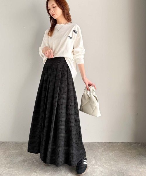 「classicalelf」 フレアスカート X-LARGE ブラック レディース_画像6