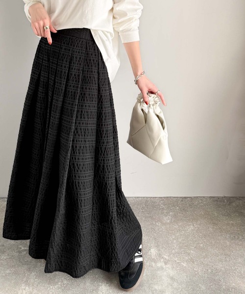 「classicalelf」 フレアスカート X-LARGE ブラック レディース_画像7