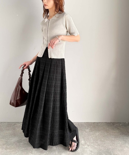 「classicalelf」 フレアスカート X-LARGE ブラック レディース_画像8