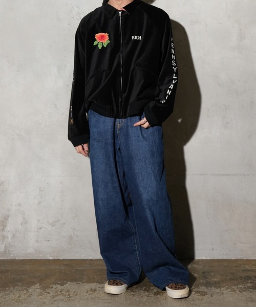 最終 THRIFTY LOOK(スリフティールック)ジャーマニーブルゾン THRIFTY LOOK スリフティルック REVERSIBLE SOUVENIR GERMANY JACKET