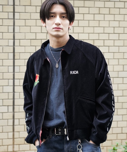 最終 THRIFTY LOOK(スリフティールック)ジャーマニーブルゾン THRIFTY LOOK スカジャン スリフティルック / GERMANY BLOUSON メンズ