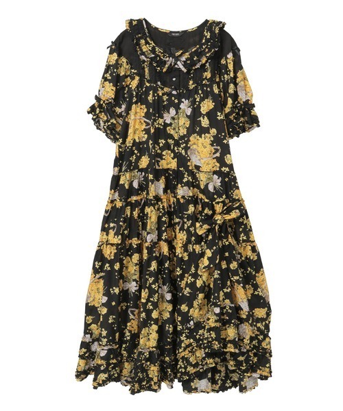 PINK HOUSE（ピンクハウス） ワンピース なのはなプリントワンピース