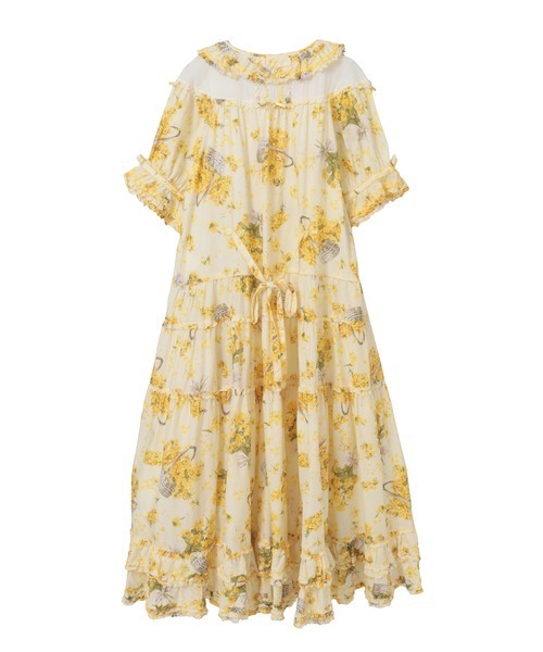 PINK HOUSE（ピンクハウス） ワンピース なのはなプリントワンピース