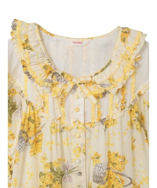 PINK HOUSE（ピンクハウス） ワンピース なのはなプリントワンピース