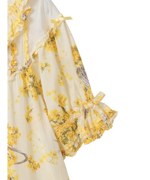 PINK HOUSE（ピンクハウス） ワンピース なのはなプリントワンピース