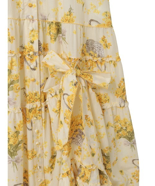 PINK HOUSE（ピンクハウス） ワンピース なのはなプリントワンピース