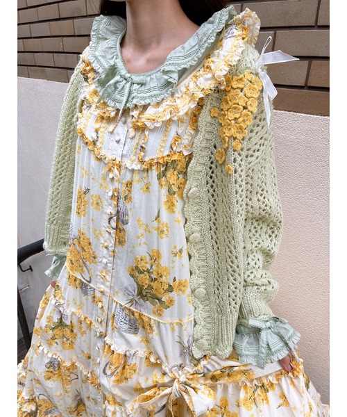 PINK HOUSE（ピンクハウス） ワンピース なのはなプリントワンピース