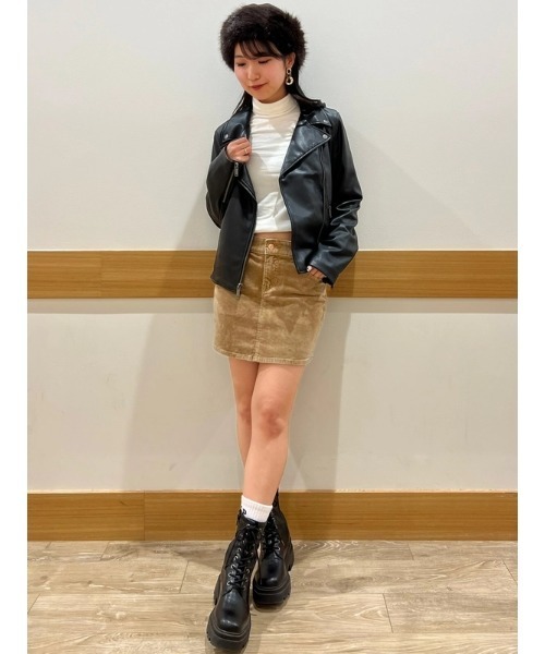 GAP（ギャップ） レザージャケット XX-SMALL ブラック レディース