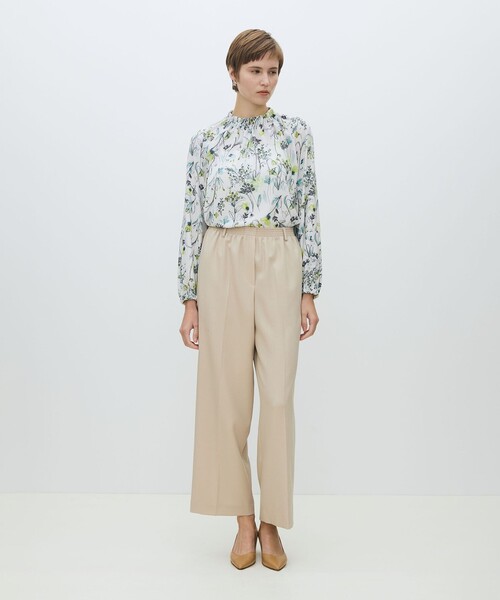 TOMORROWLAND collection ブラウス シャツ オーキッドフラワープリント