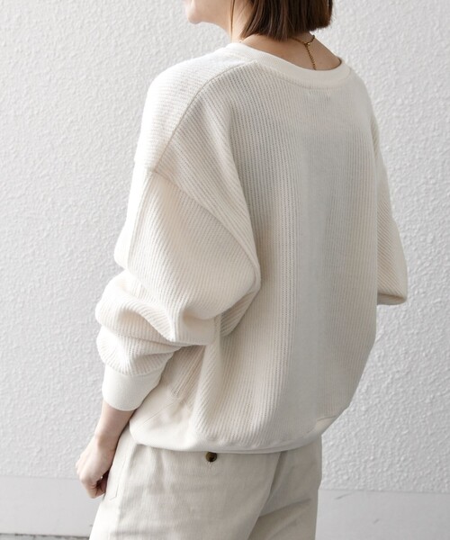 「SHIPS any」 長袖カットソー ONE SIZE オフホワイト レディース_画像4