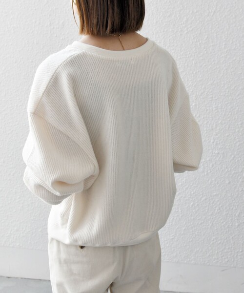 「SHIPS any」 長袖カットソー ONE SIZE オフホワイト レディース_画像5