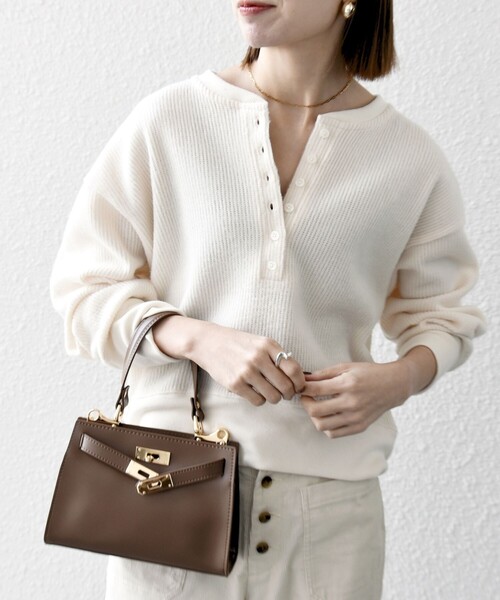 「SHIPS any」 長袖カットソー ONE SIZE オフホワイト レディース_画像9