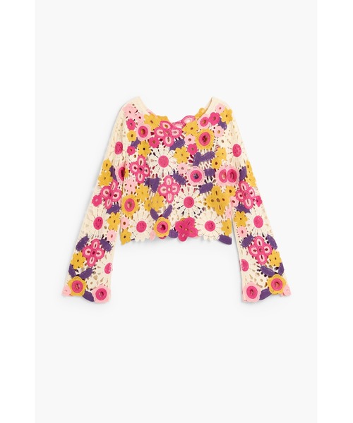 Desigual（デシグアル） ニット セーター パープルマルチフローラル