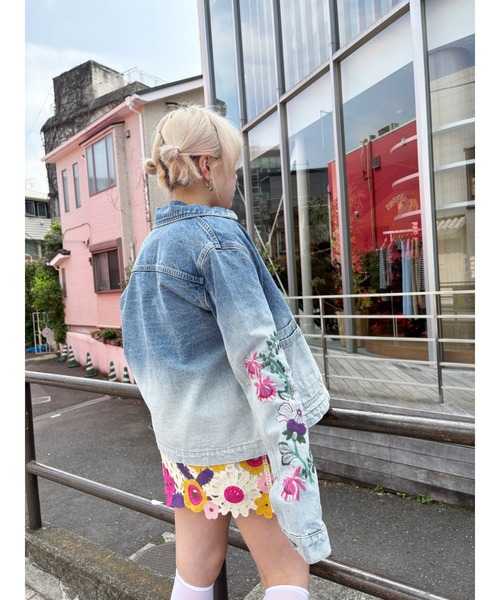 Desigual（デシグアル） ニット セーター パープルマルチフローラル
