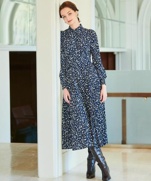 「AND COUTURE」 長袖ワンピース MEDIUM ブラック レディース_画像2