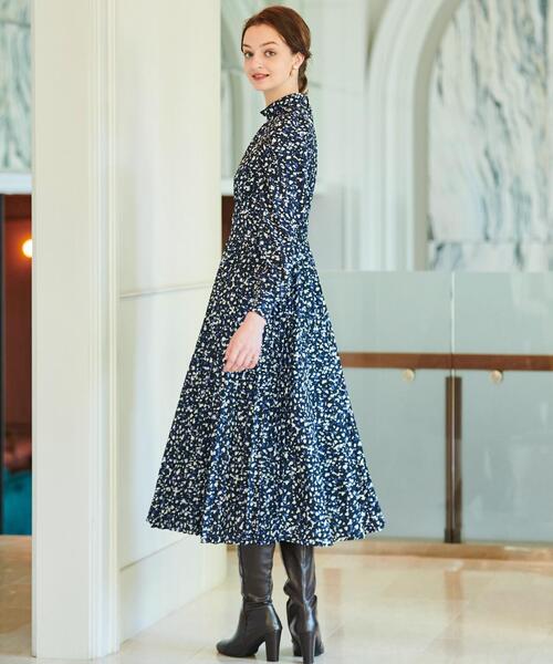 「AND COUTURE」 長袖ワンピース MEDIUM ブラック レディース_画像3