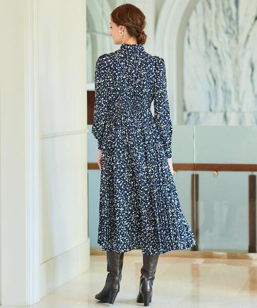 「AND COUTURE」 長袖ワンピース MEDIUM ブラック レディース_画像4