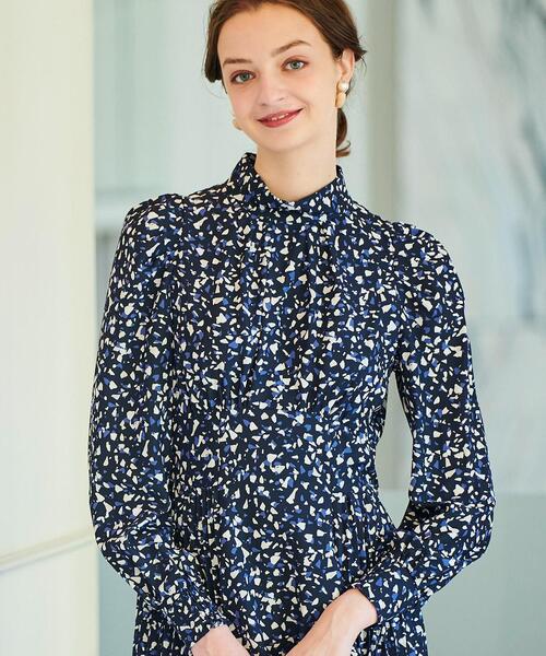 「AND COUTURE」 長袖ワンピース MEDIUM ブラック レディース_画像5