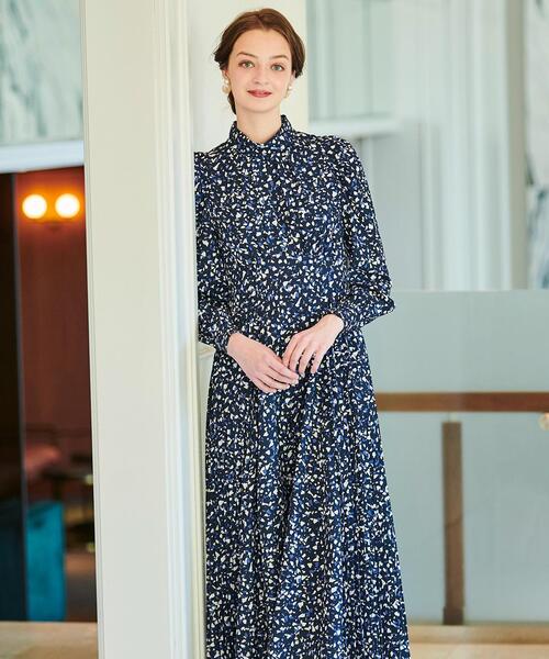 「AND COUTURE」 長袖ワンピース MEDIUM ブラック レディース_画像6