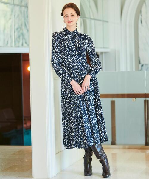 「AND COUTURE」 長袖ワンピース MEDIUM ブラック レディース_画像7