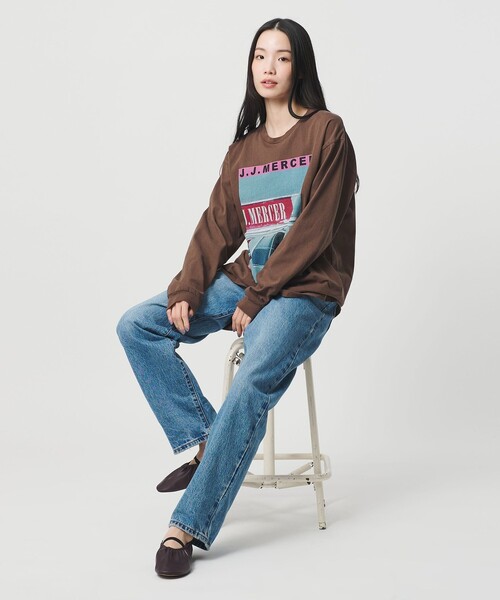 ジェイジェイマーサー tシャツ 「別注」「J.Jmercer」プリント ロング