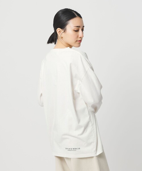 早い者勝ち！今期新作J.J. MERCER モカ 長袖Tシャツ ジェイジェイマーサー tシャツ 「別注」「J.Jmercer」プリント ロング