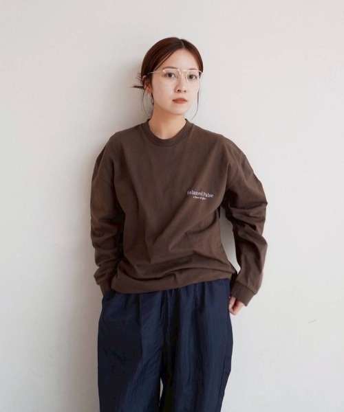 anuke（アンヌーク） tシャツ Logo Long T-Shirts レディース