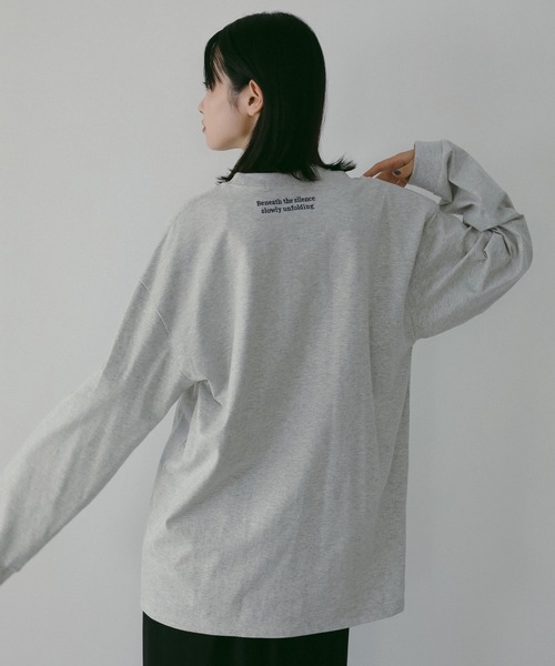 anuke（アンヌーク） tシャツ Logo Long T-Shirts レディース