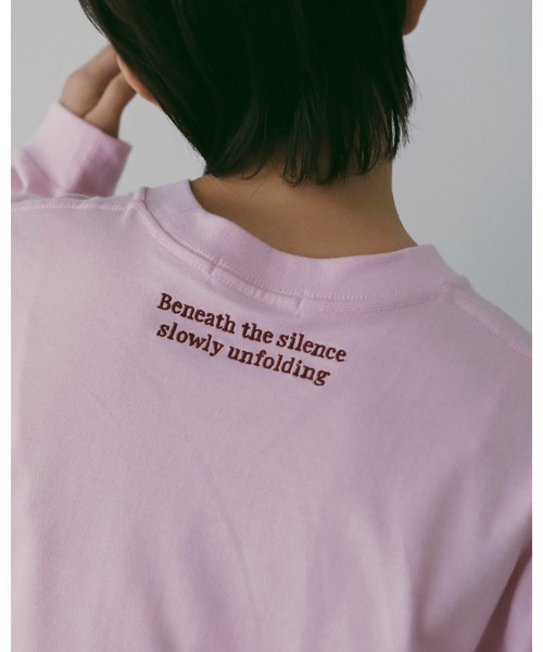 anuke（アンヌーク） tシャツ Logo Long T-Shirts レディース