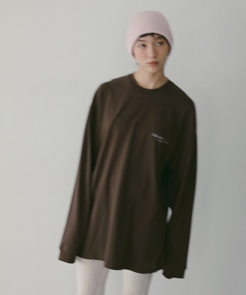 anuke（アンヌーク） tシャツ Logo Long T-Shirts レディース