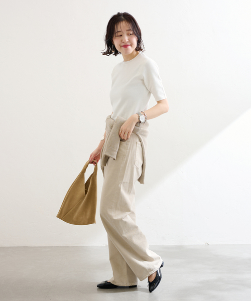 パンプス 「追加」3.5cmスクエアバレエパンプスの画像