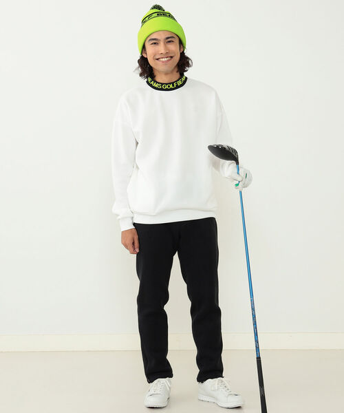 「BEAMS GOLF」 スウェットカットソー SMALL ブラック メンズの画像