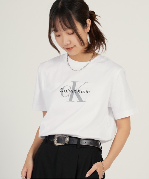 Calvin Klein（カルバン・クライン） tシャツ レディース : ZOZOTOWN 