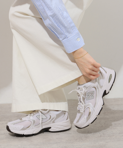 New Balance 530 ホワイト/グレー スニーカー New Balance（ニューバランス） スニーカー 「追加」「NEW BALANCE