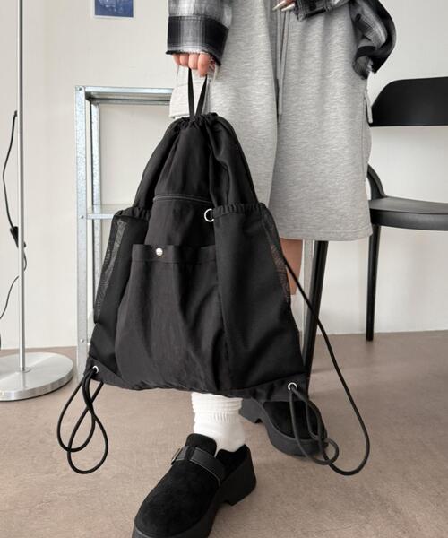 WEGO（ウィゴー） デイバック リュック WEGO/サイドメッシュポケット